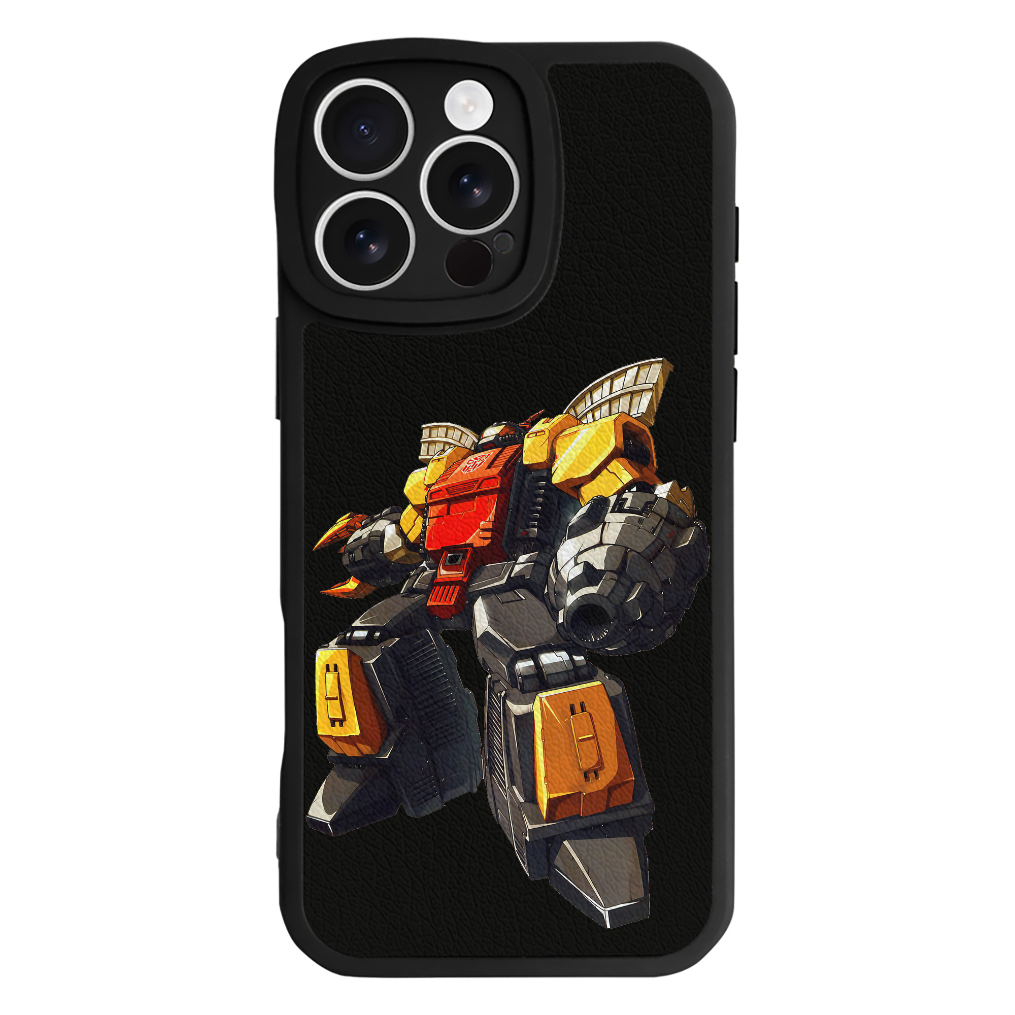 （画像用） Transformers トランスフォーマー 【iPhone 16シリーズ対応】シリコンスマホケース（レザー調） 材質：シリコン